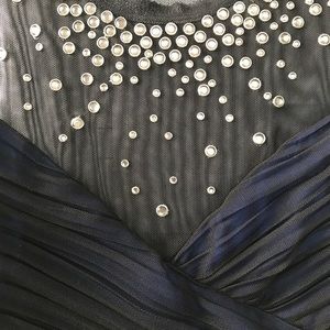 BCBG black and midnight blue XXS dress